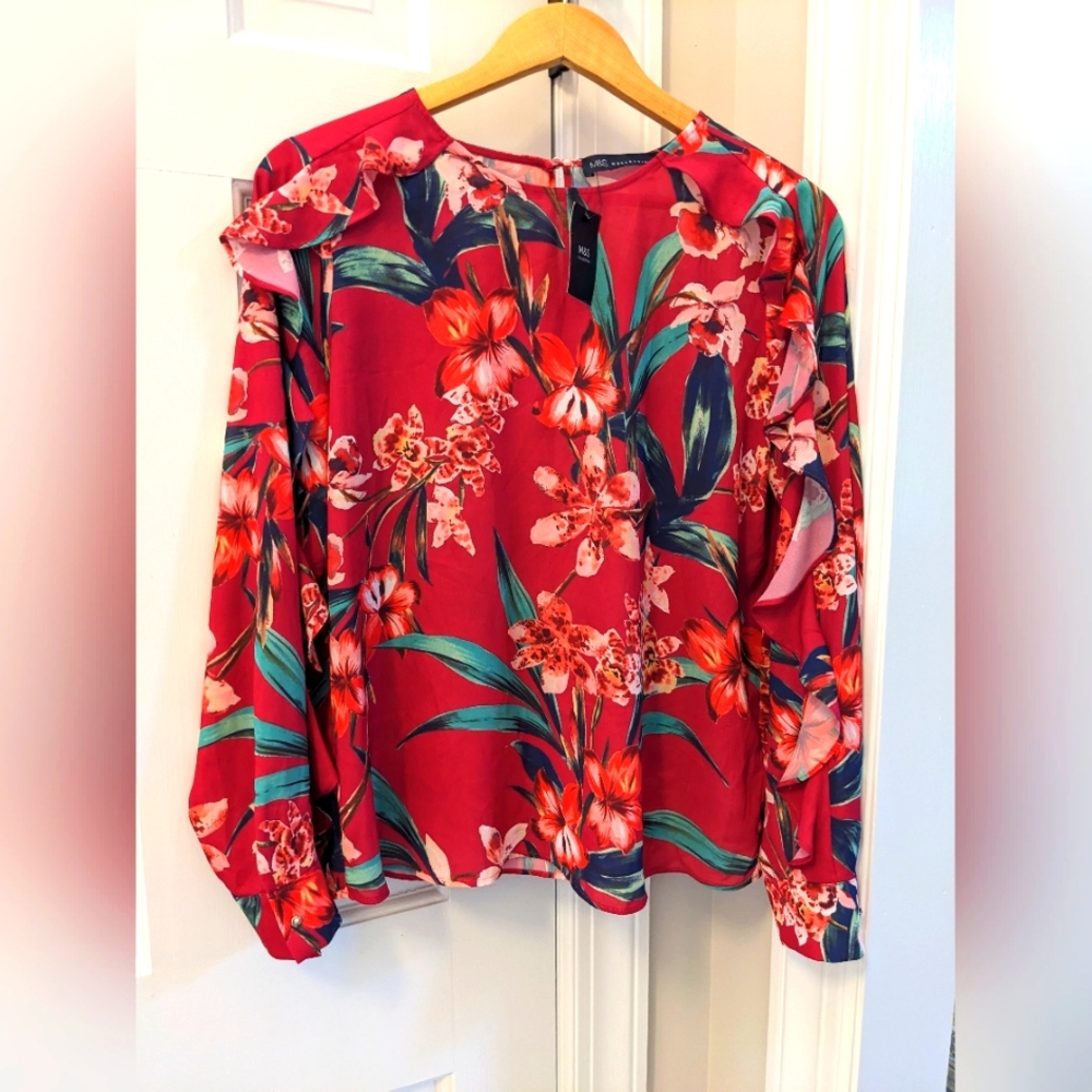 Marks & Spencer's NWT Long Sleeve Floral Top - Medium